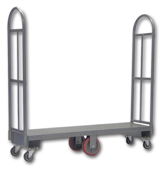 081683 U-Boat Mobile Stocking Cart 48"L x 16"W x 61"H